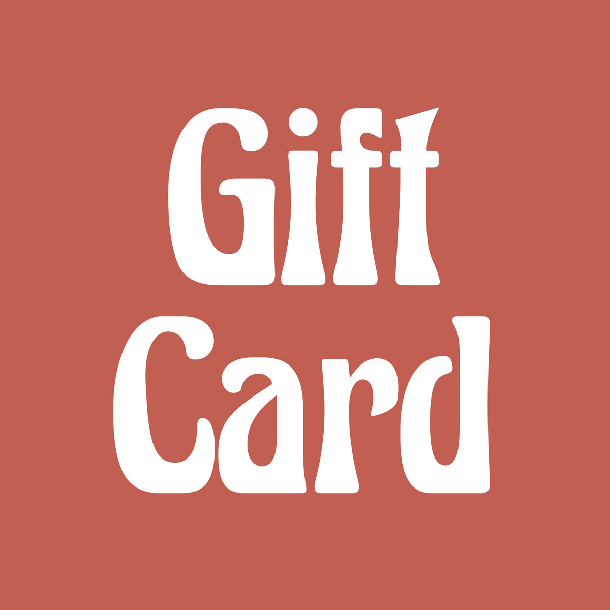 Gift Card Zooloodesign