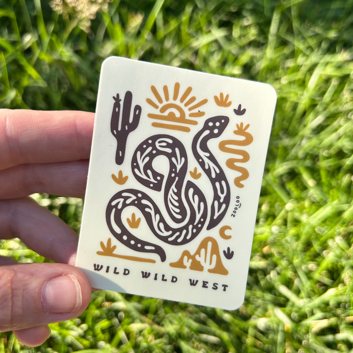 Wild Wild West Sticker – Zooloodesign