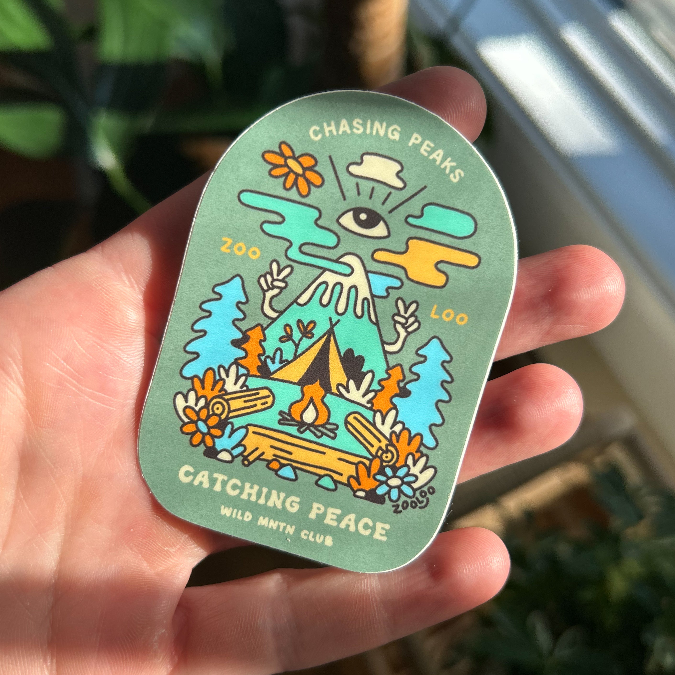 Chasing Peaks Stickers