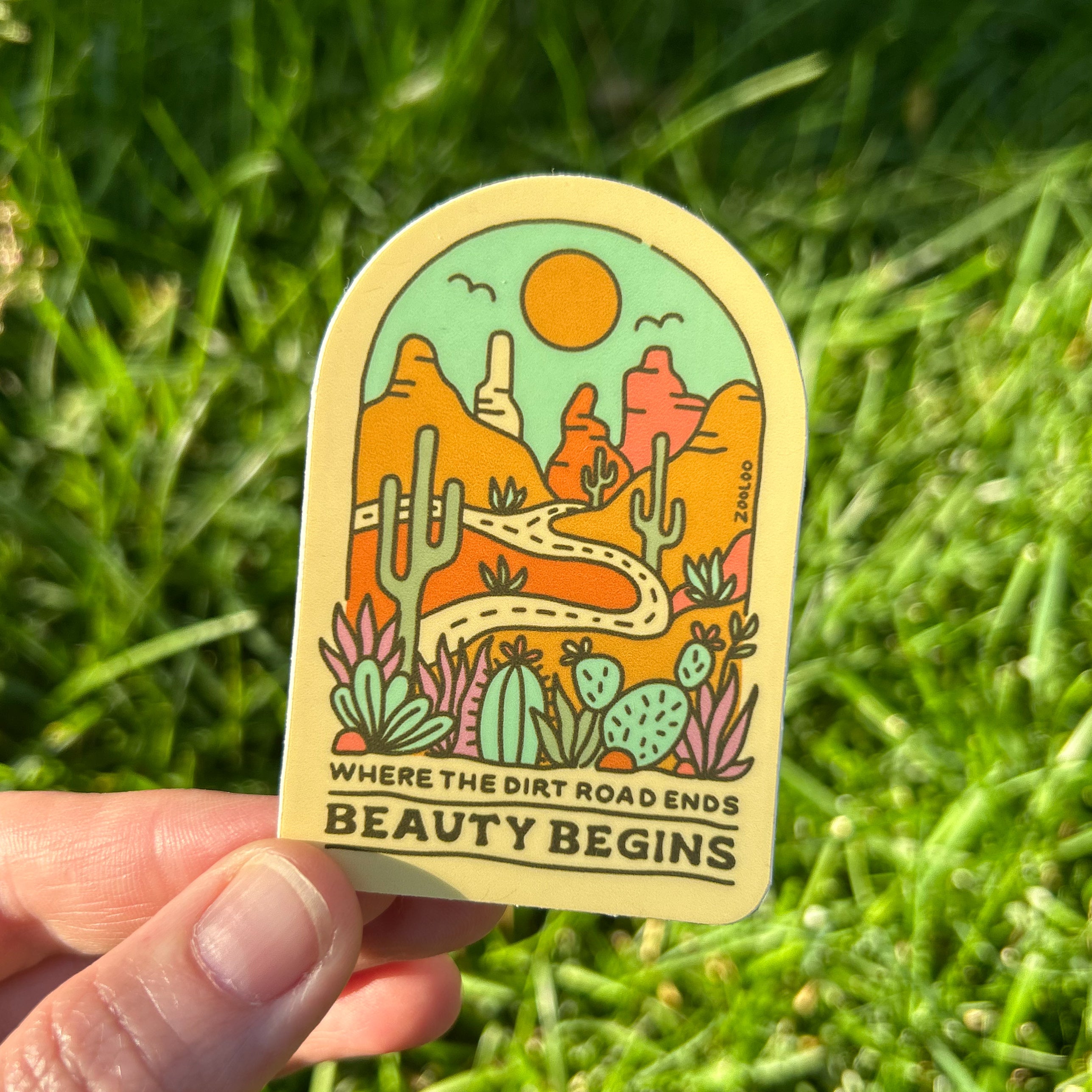 Dirt Roads Stickers