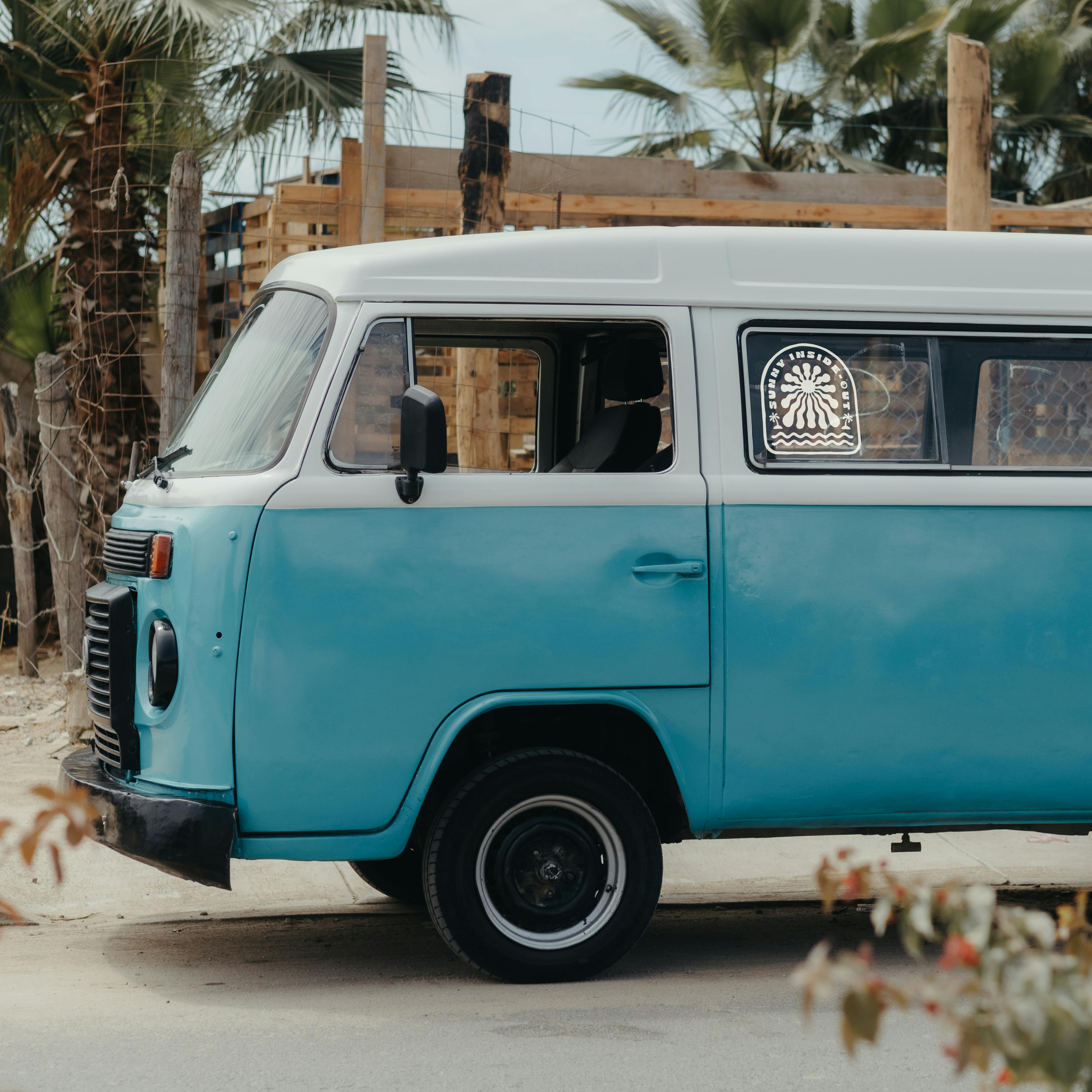 Sunny Inside Out — XL Vinyl Sticker | Van, Surf & Vanlife