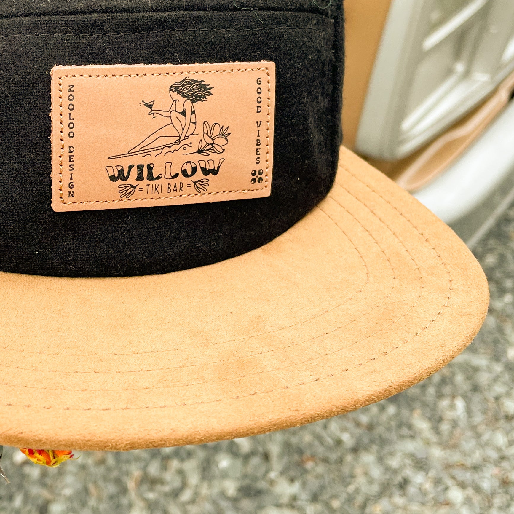 TikiBar Surf Cap - Black