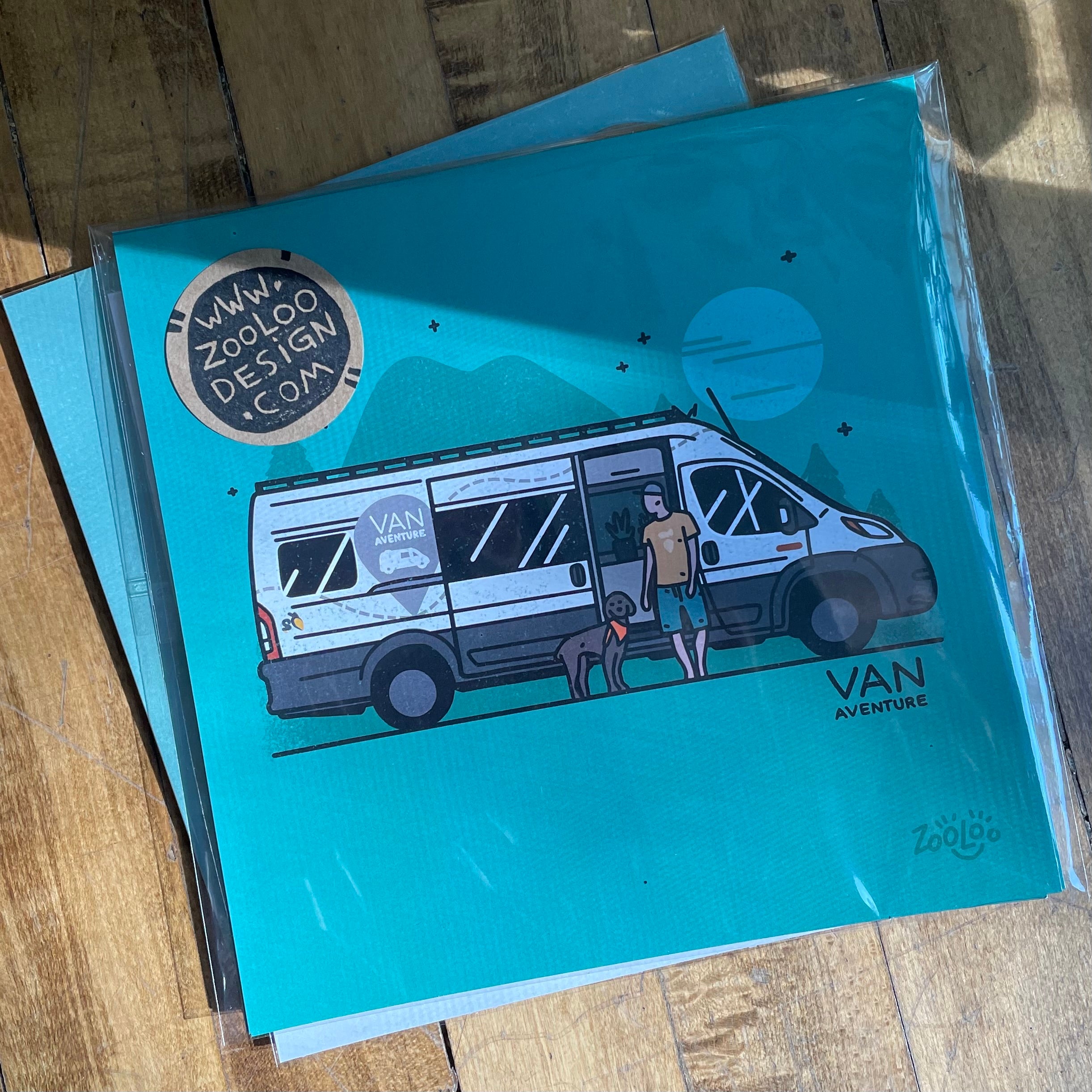 Draw Me A Van - Print