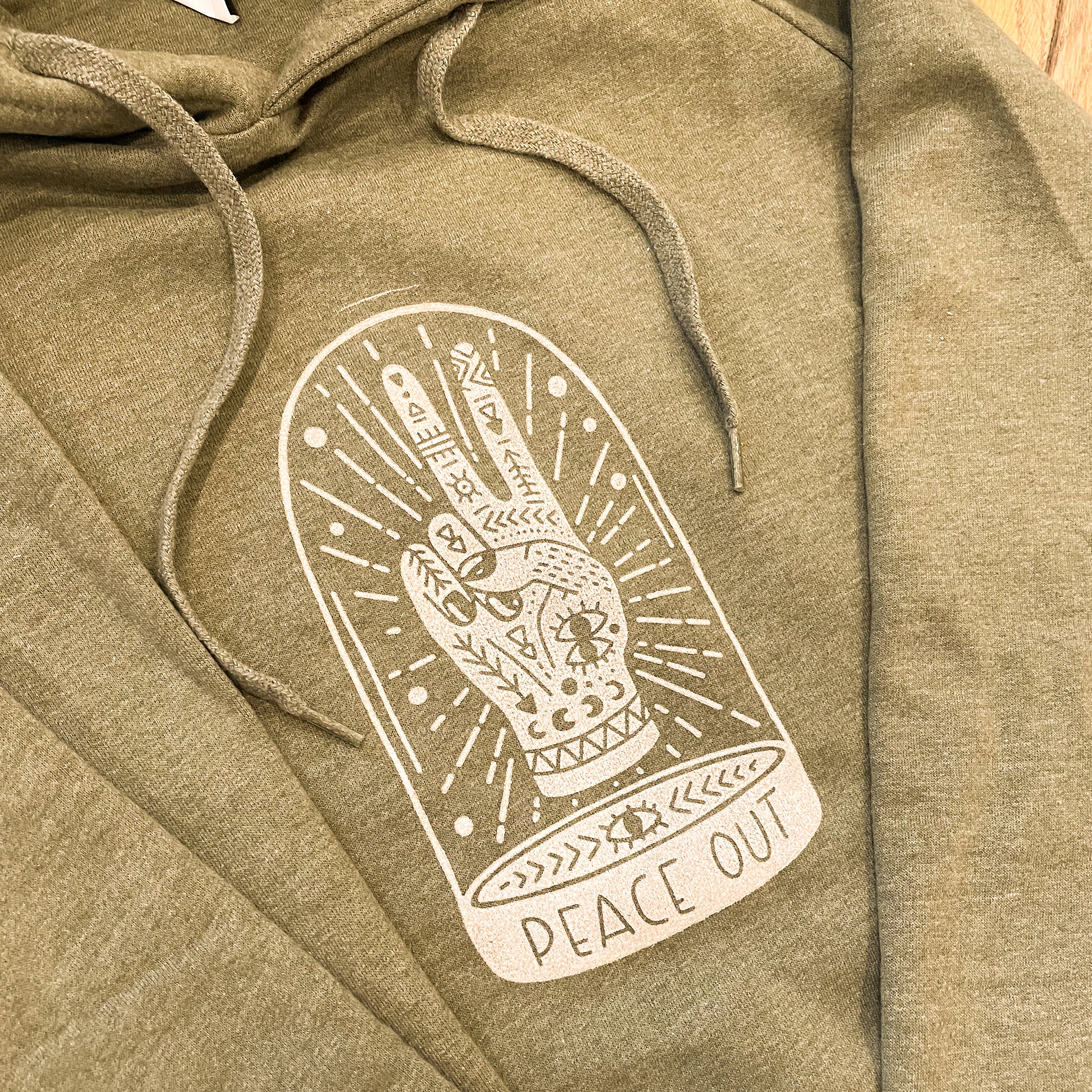Peace Out - Hoodie Dress