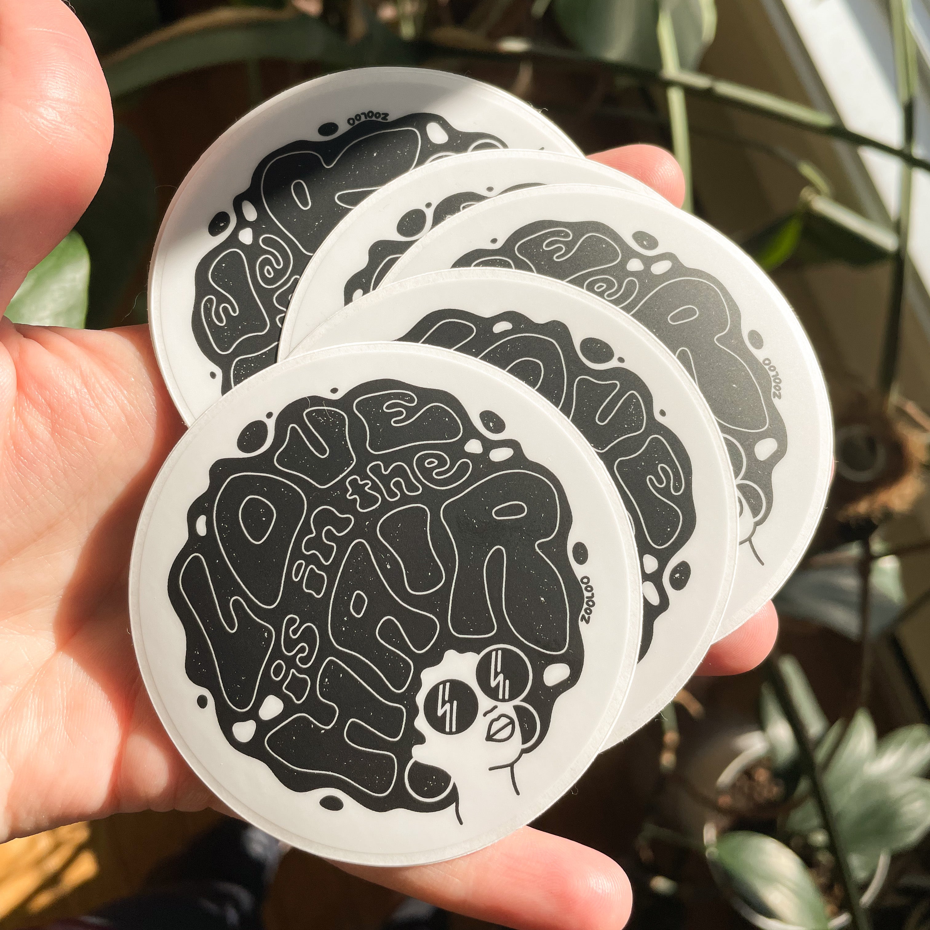 Love is in the Hair - Stickers